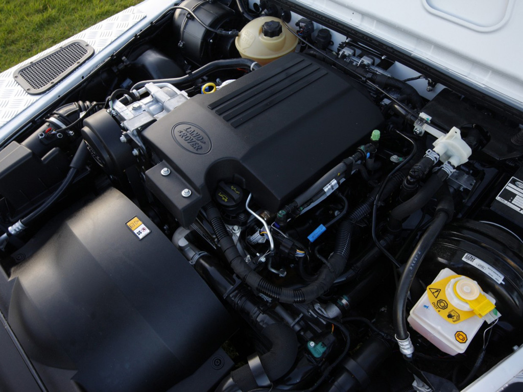Фото двигателя Land Rover Defender 110 пикап 4 дв.