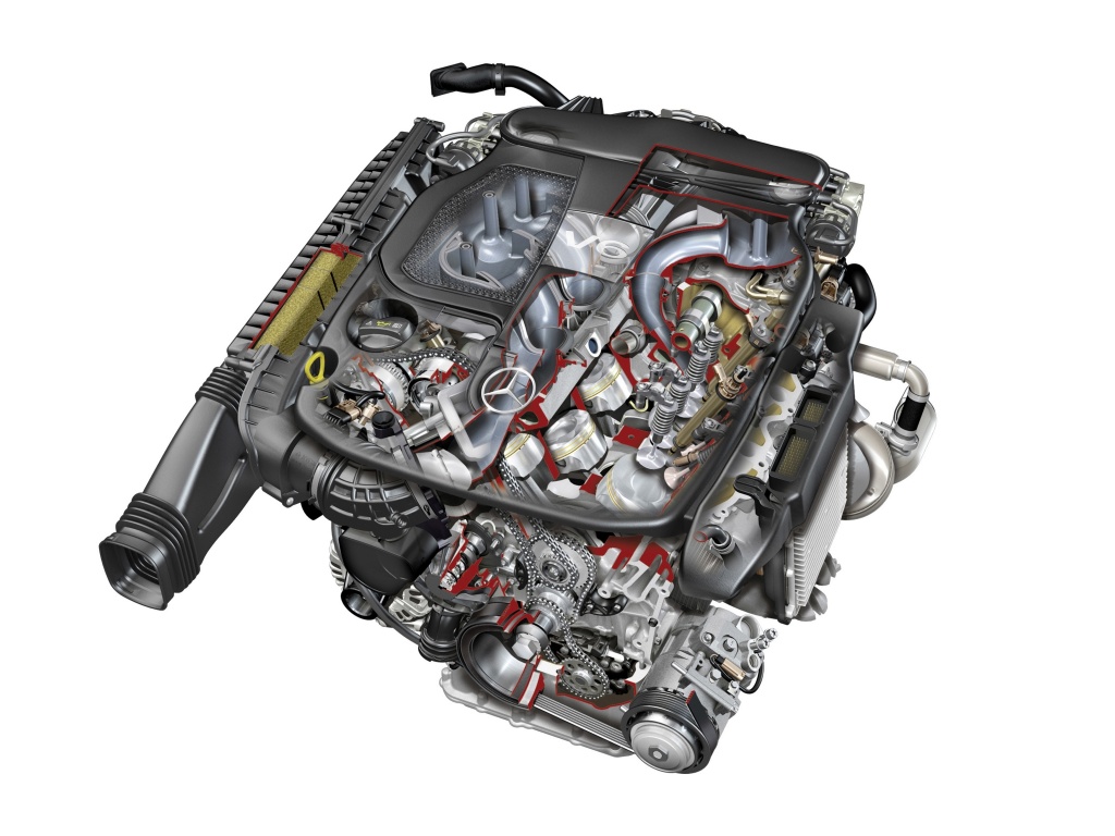 Фото двигателя Mercedes-Benz SL-Class родстер 2 дв.