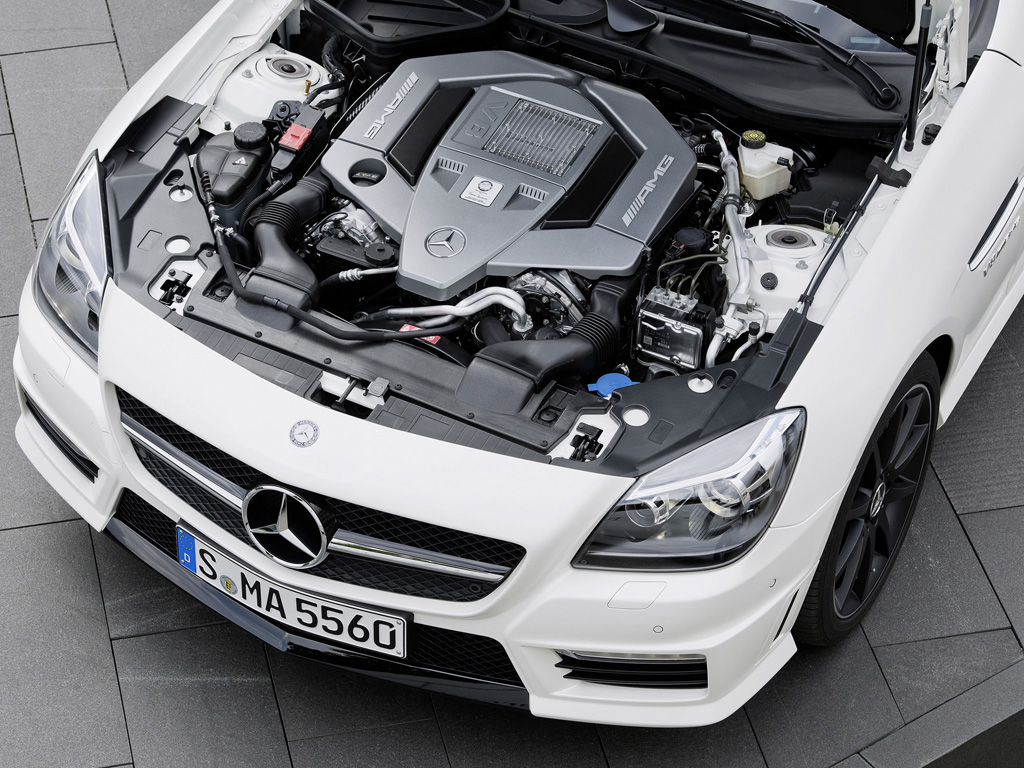 Фото двигателя Mercedes-Benz SLK-Class AMG родстер 2 дв.